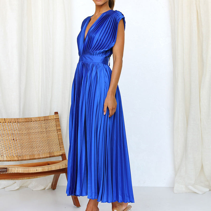 MELINA – Pleated Summer Dress