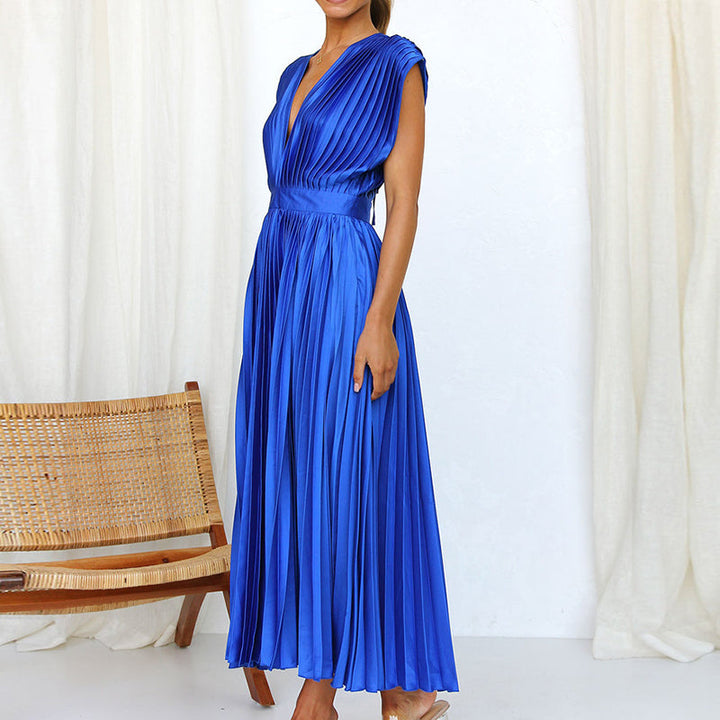 MELINA – Pleated Summer Dress