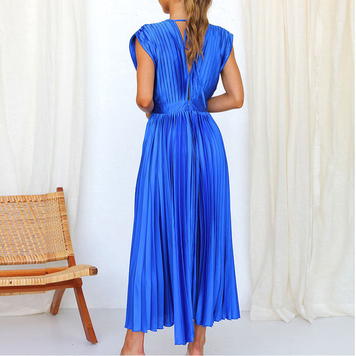 MELINA – Pleated Summer Dress