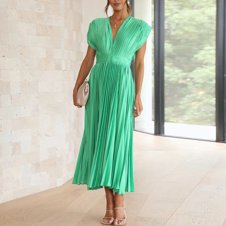 MELINA – Pleated Summer Dress