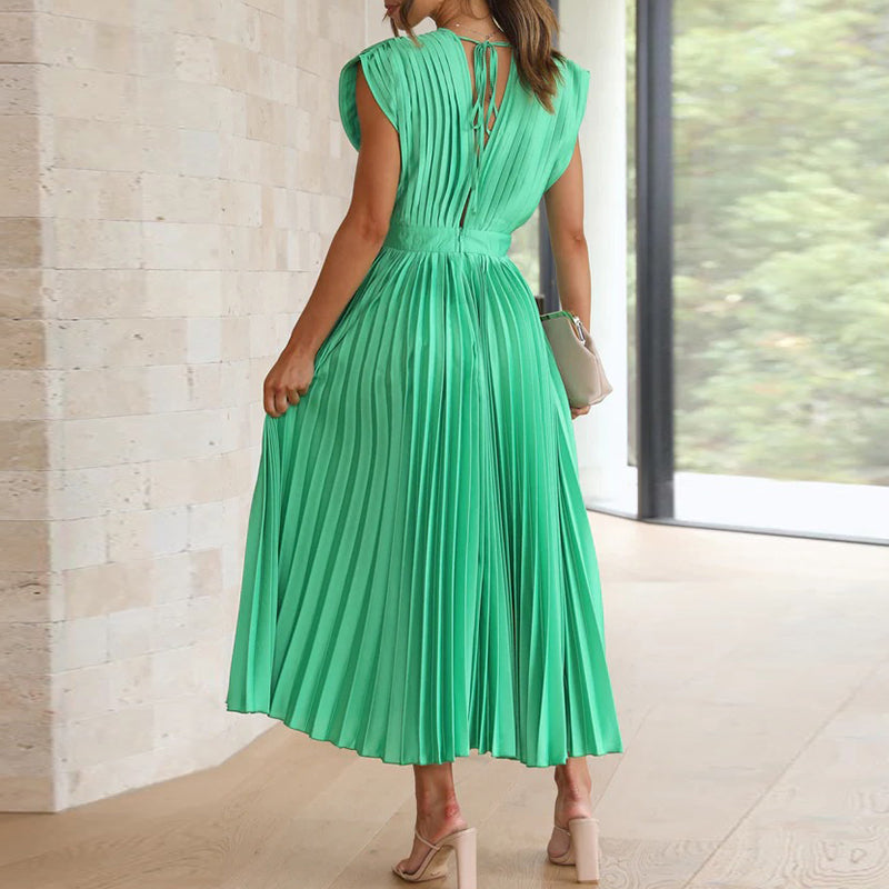 MELINA – Pleated Summer Dress