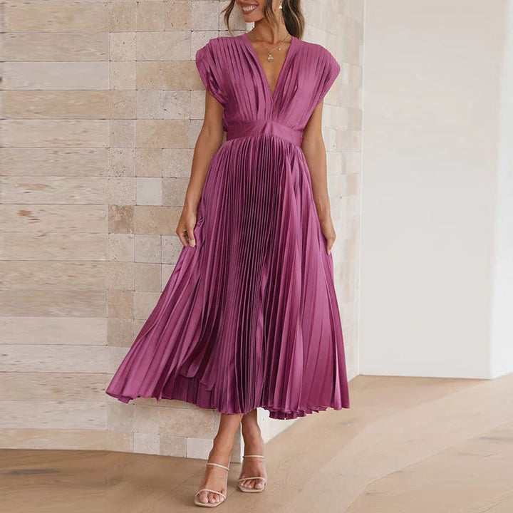 MELINA – Pleated Summer Dress
