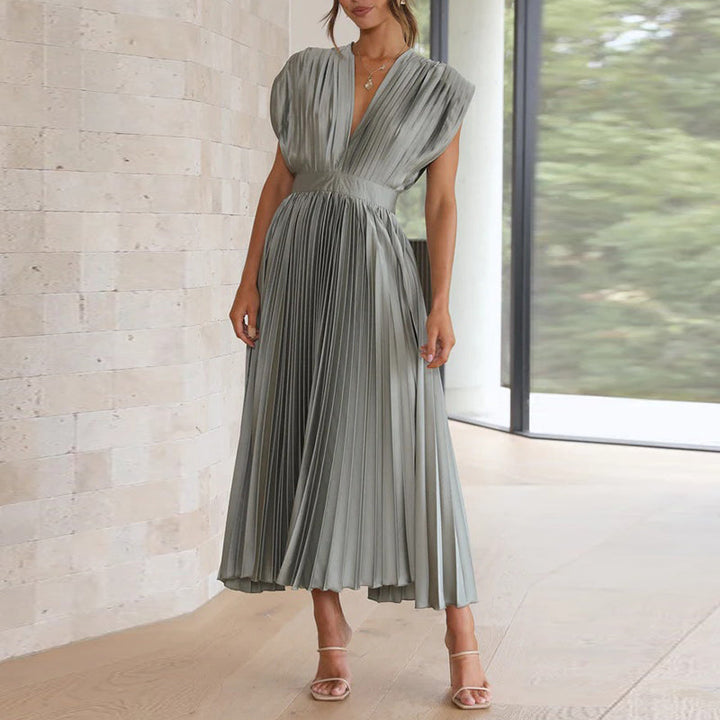 MELINA – Pleated Summer Dress