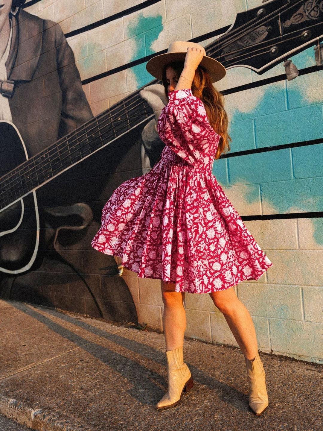 YUNE - Boho crochet-style mini dress