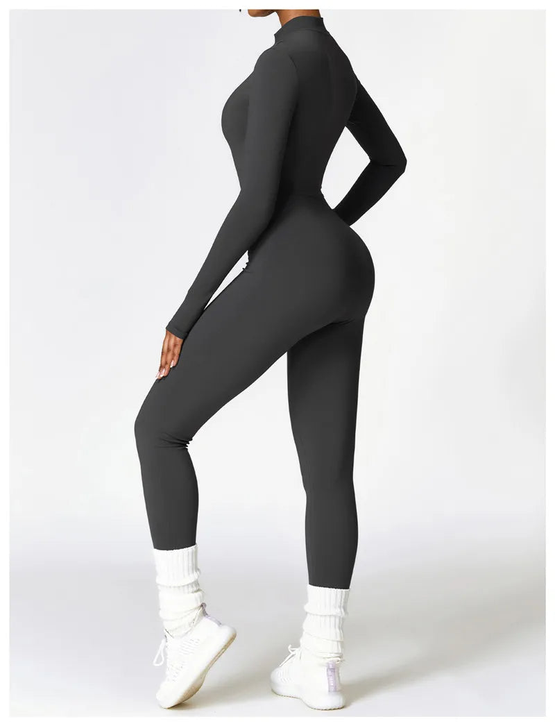 ACTIVE - Zip-Up Sports Jumpsuit for Women