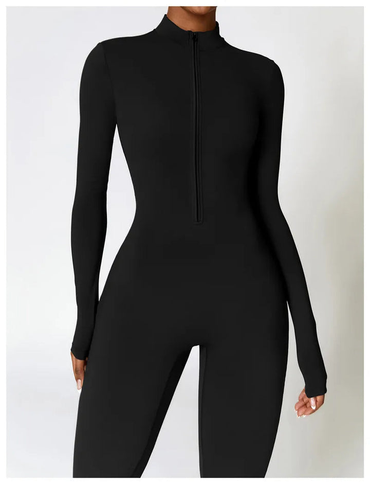 ACTIVE - Zip-Up Sports Jumpsuit for Women