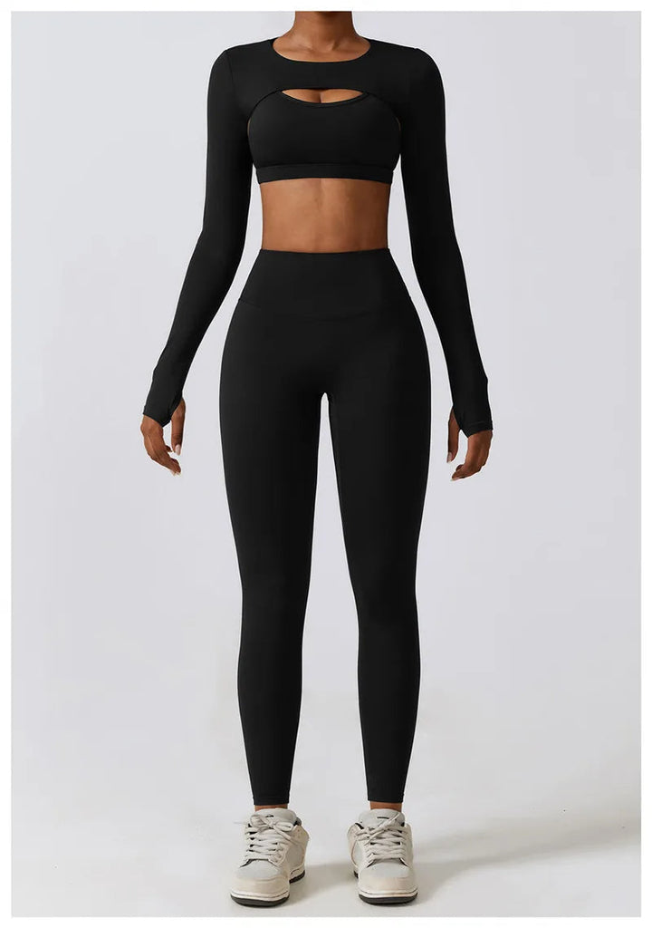 ACTIVE - 3-Piece Seamless Activewear Set for Women