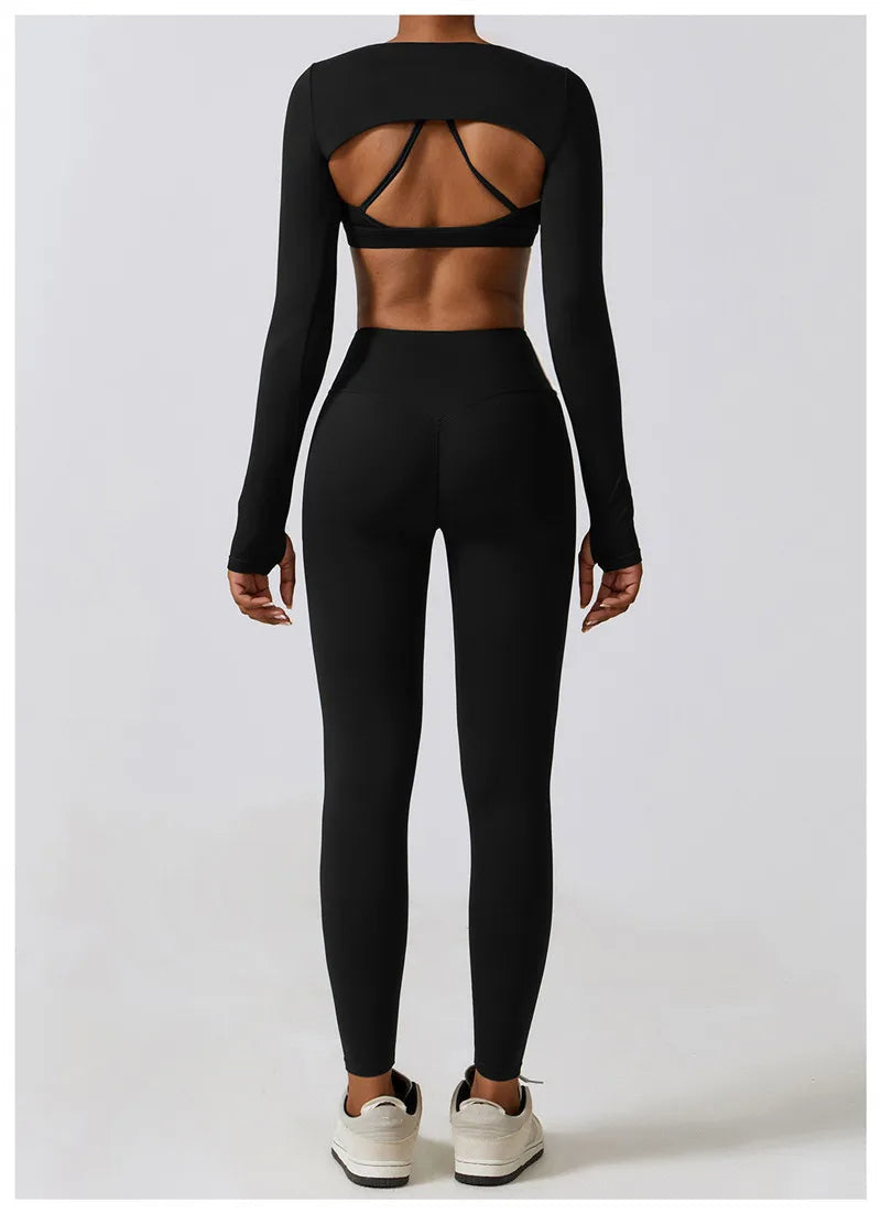 ACTIVE - 3-Piece Seamless Activewear Set for Women