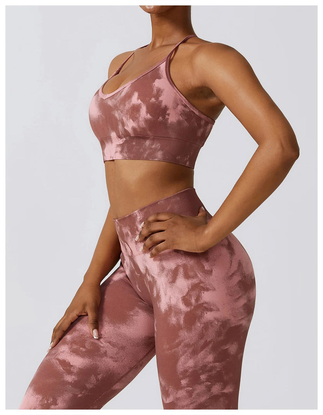 ACTIVE - Seamless Yoga Set with Sports Bra