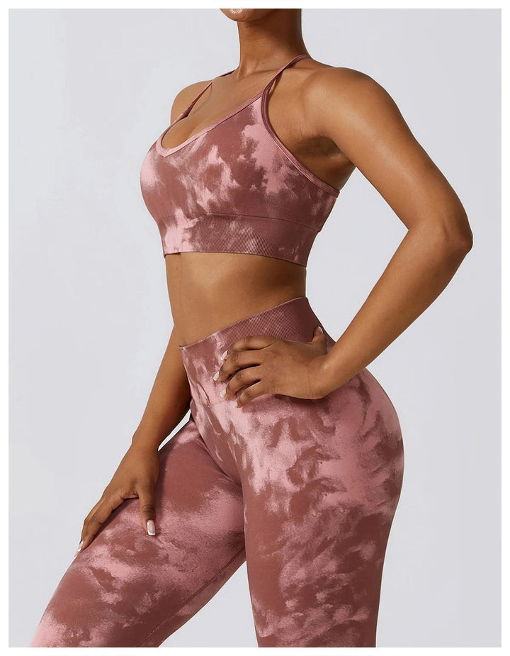 ACTIVE - Seamless Yoga Set with Sports Bra