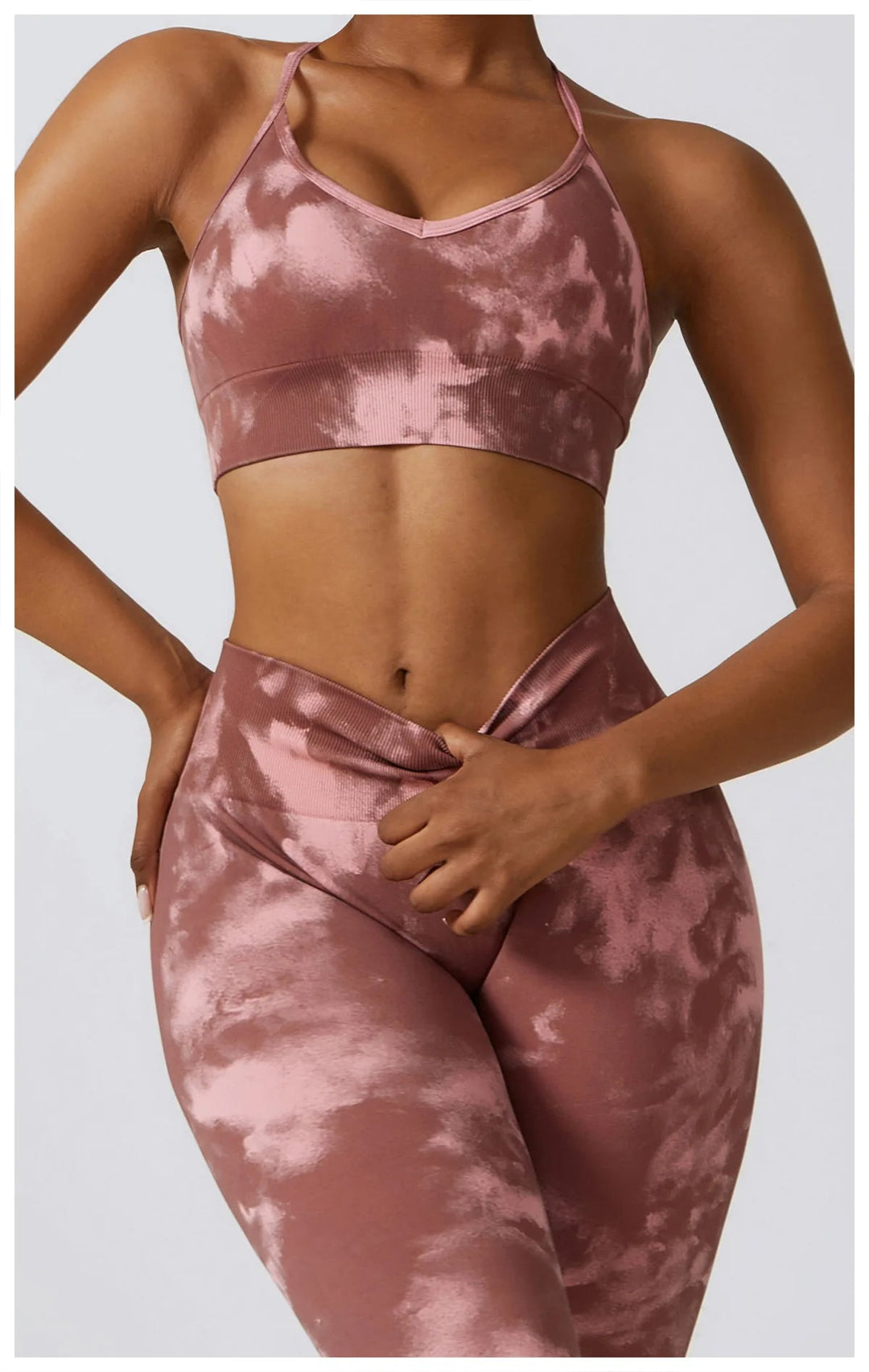 ACTIVE - Seamless Yoga Set with Sports Bra