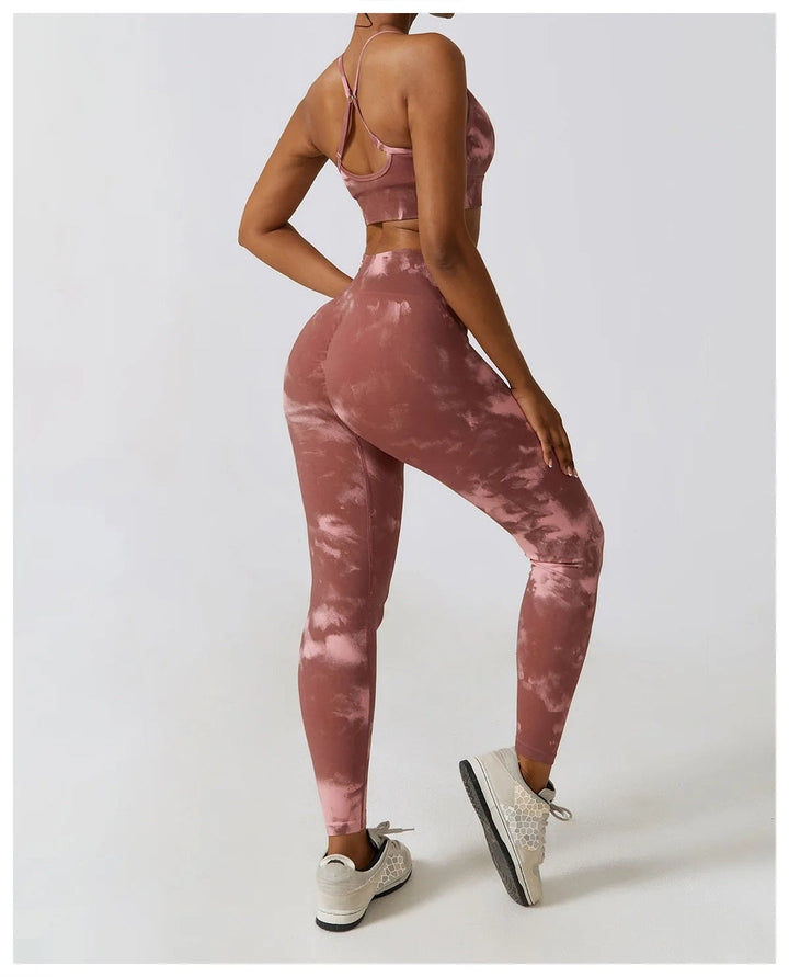 ACTIVE - Seamless Yoga Set with Sports Bra