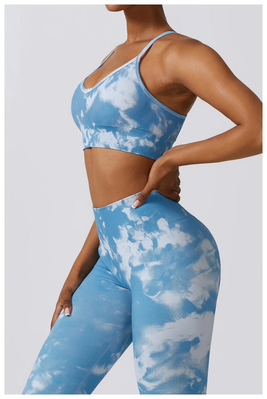 ACTIVE - Seamless Yoga Set with Sports Bra
