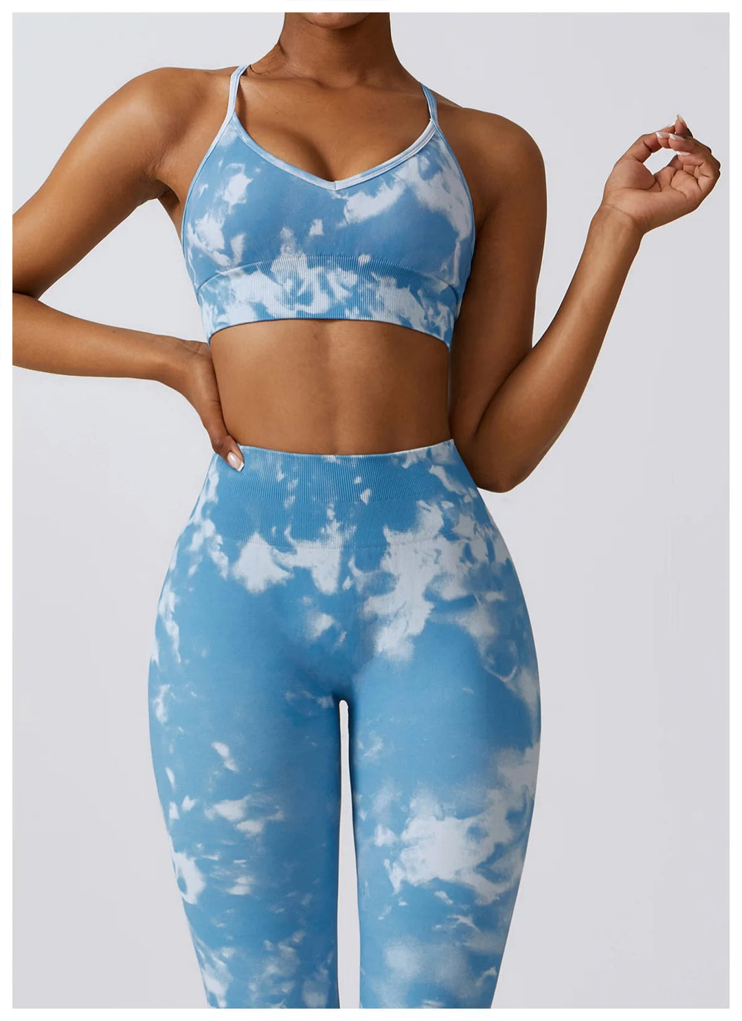 ACTIVE - Seamless Yoga Set with Sports Bra