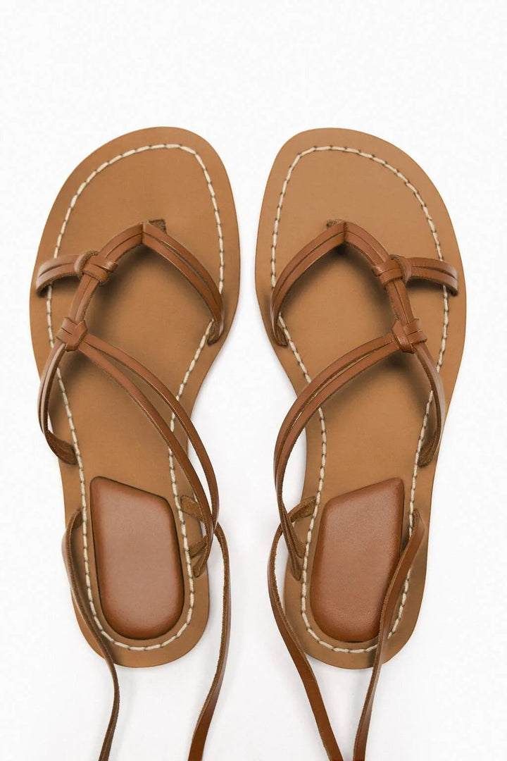 ROME - Lace-Up Roman Sandals