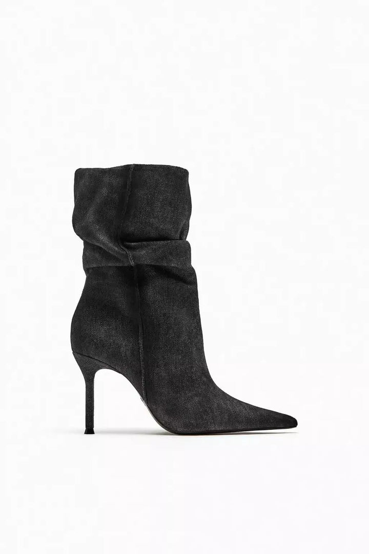 ARAYA – Denim High Heel Boots