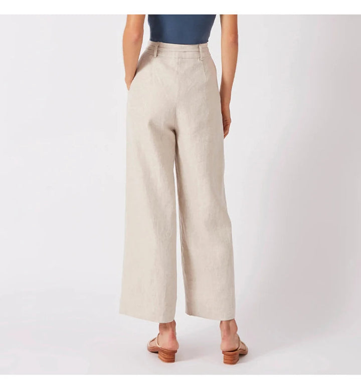 DELLA - Linen Wide-Leg Trousers