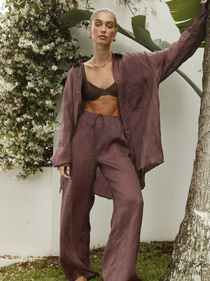 PSAIGE - Breezy Linen Summer Set