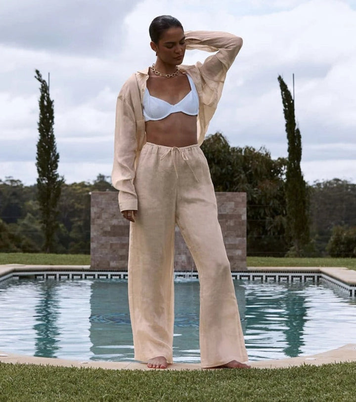 PSAIGE - Breezy Linen Summer Set