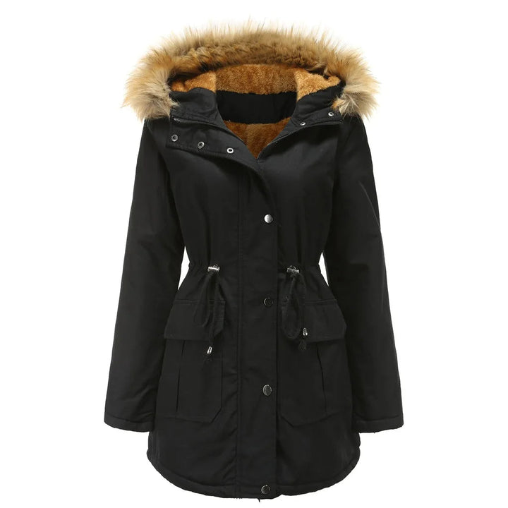 CELLIE -  Women's Faux Fur Hooded Winter Parka