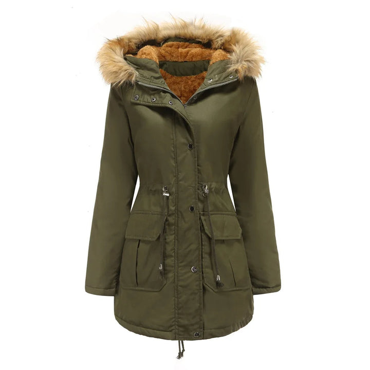 CELLIE -  Women's Faux Fur Hooded Winter Parka