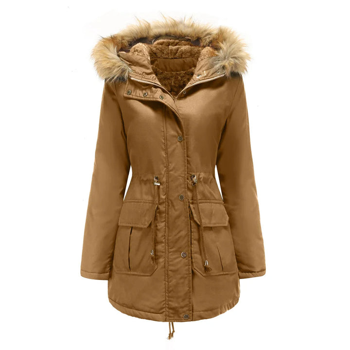CELLIE -  Women's Faux Fur Hooded Winter Parka
