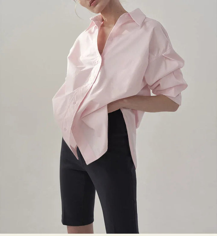 TIMAYA - Relaxed Fit Oversized Blouse