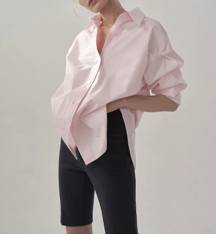 TIMAYA - Relaxed Fit Oversized Blouse