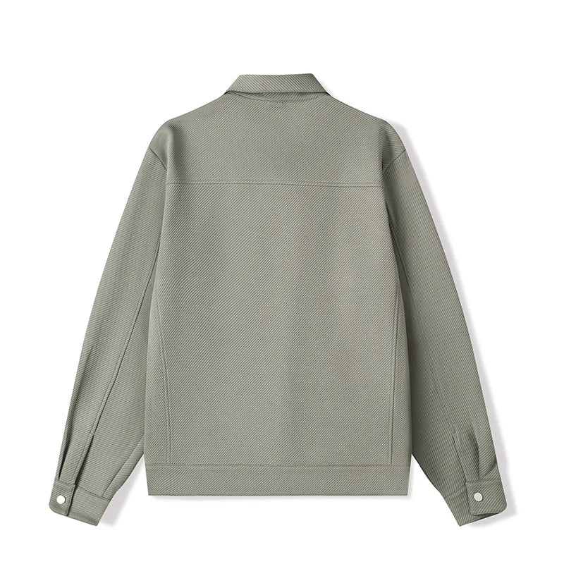 RONAN – Men’s Textured Zip Jacket