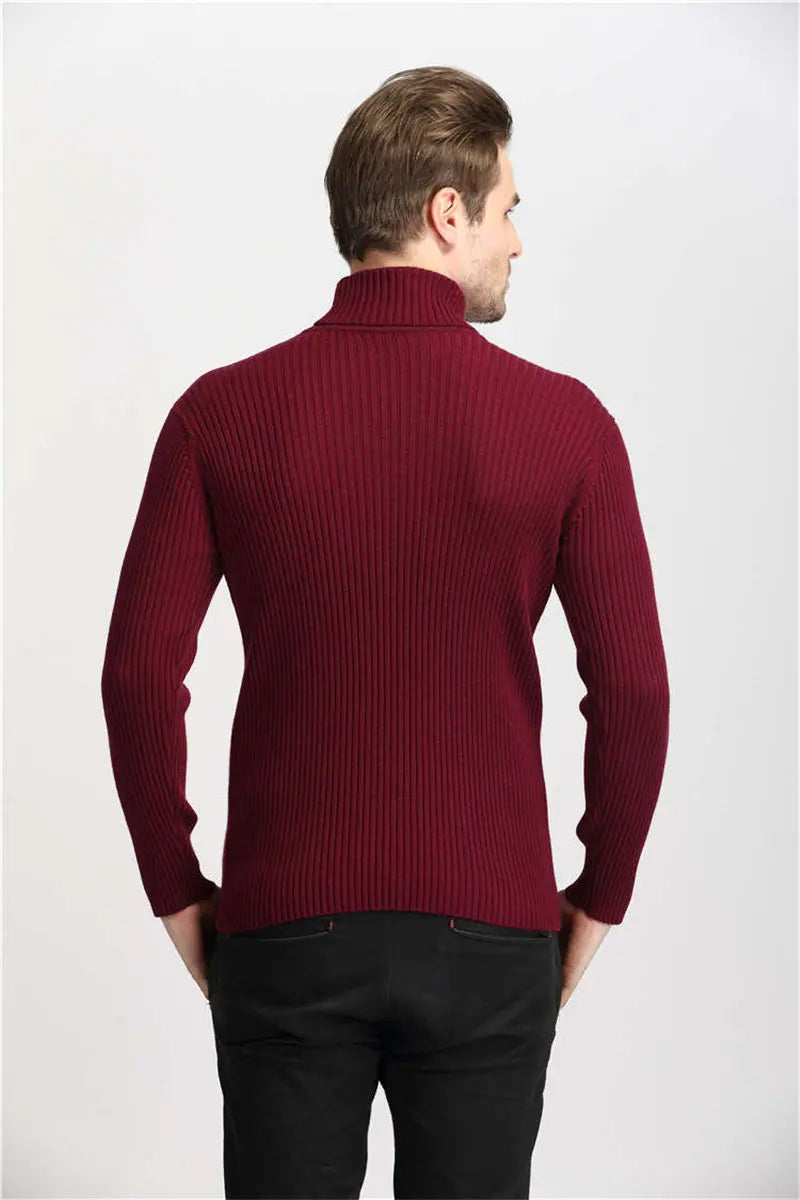 HAMPTSON – Men's Ribbed Turtleneck Knit