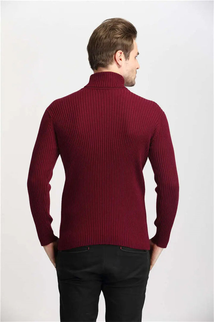 HAMPTSON – Men's Ribbed Turtleneck Knit
