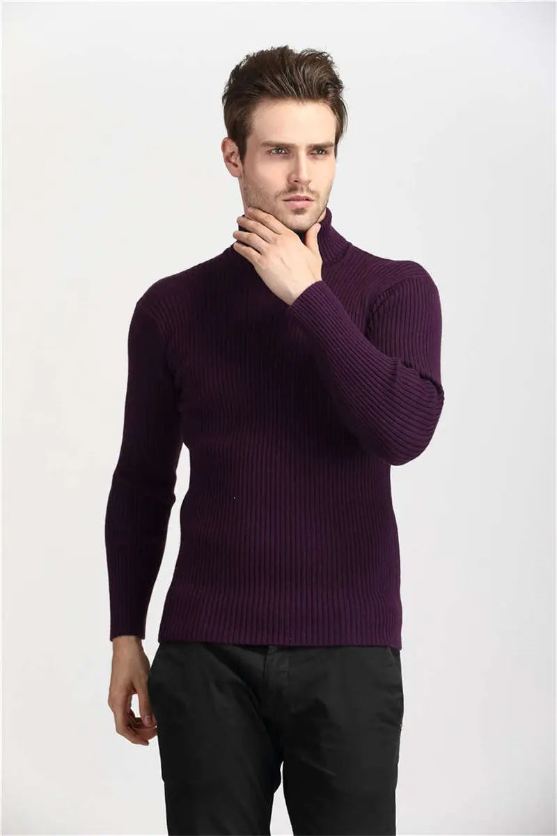 HAMPTSON – Men's Ribbed Turtleneck Knit