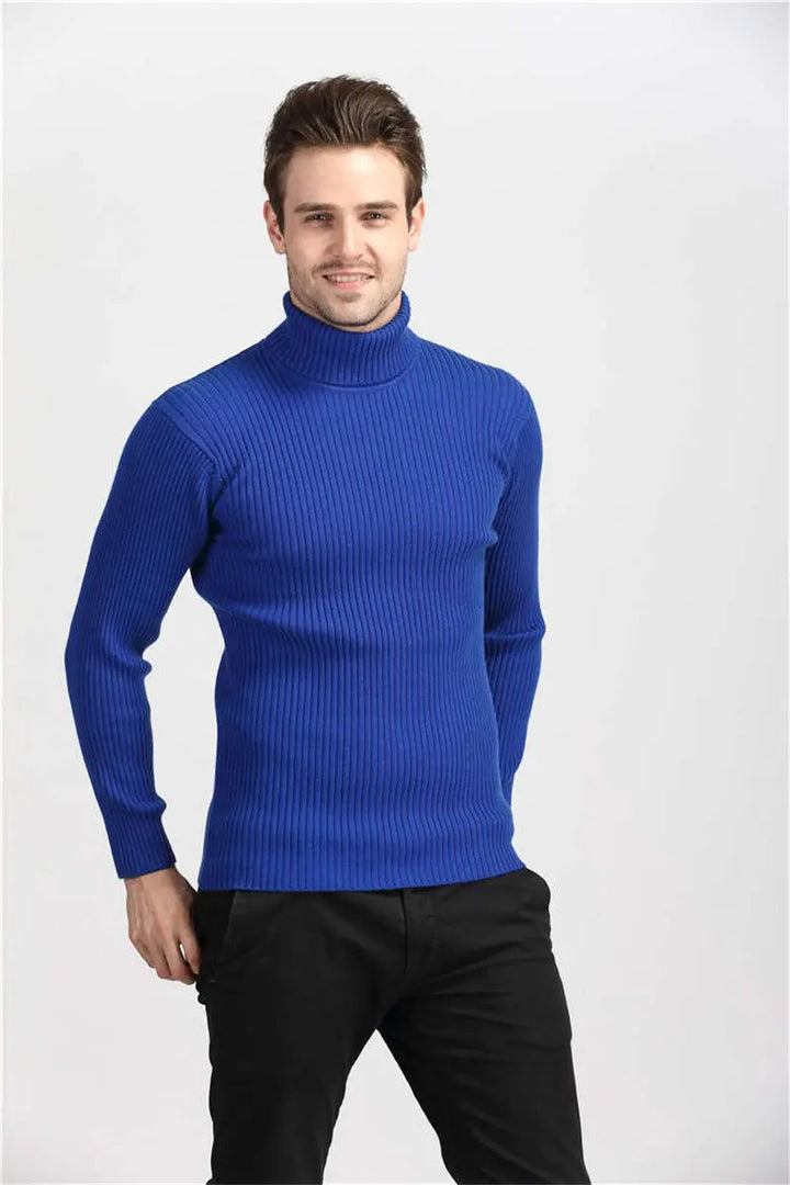HAMPTSON – Men's Ribbed Turtleneck Knit