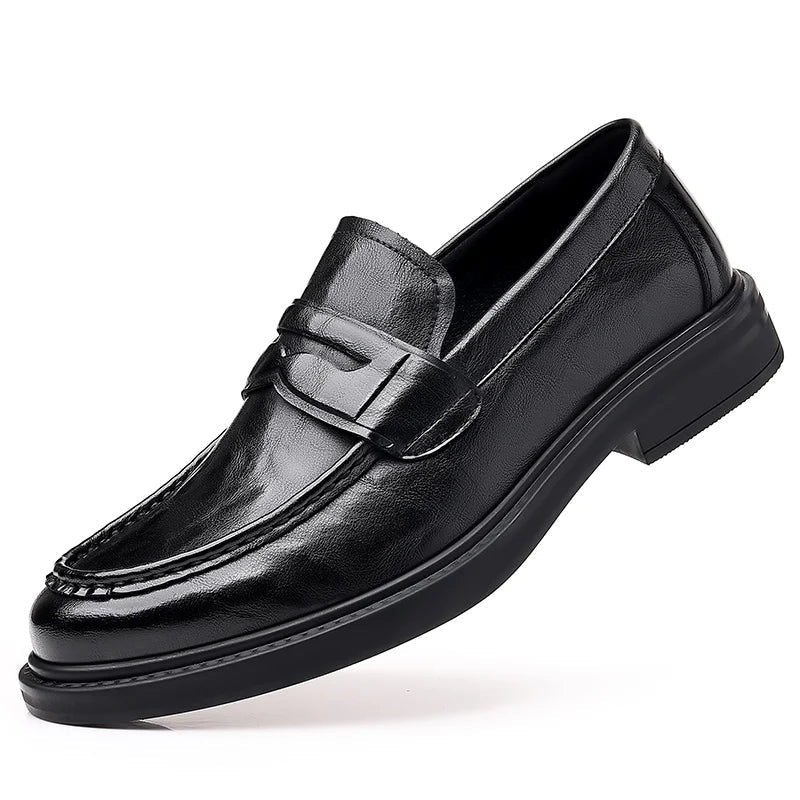 MILO – Sleek Leather Oxford Loafers