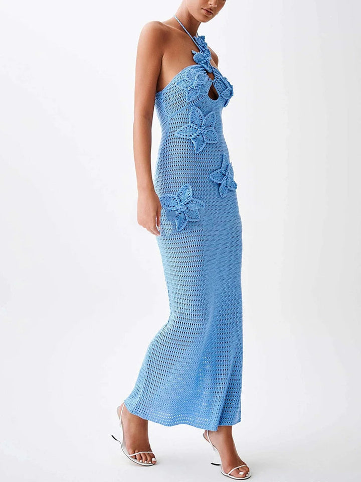 LYRA – Crochet Knit Maxi Dress