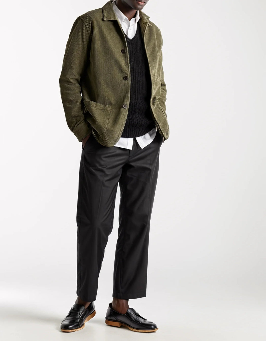 LEON – Men’s Corduroy Button-Up Jacket