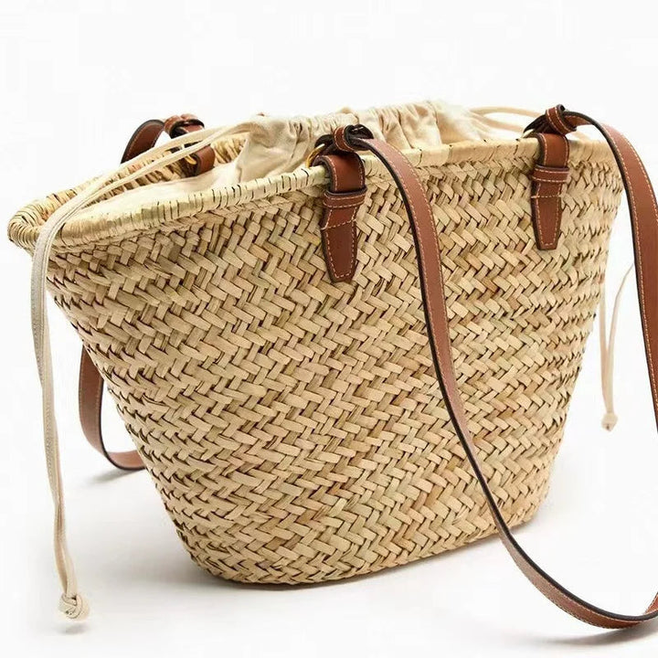 ARIA – Classic Straw Beach Tote
