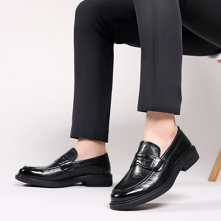 MILO – Sleek Leather Oxford Loafers