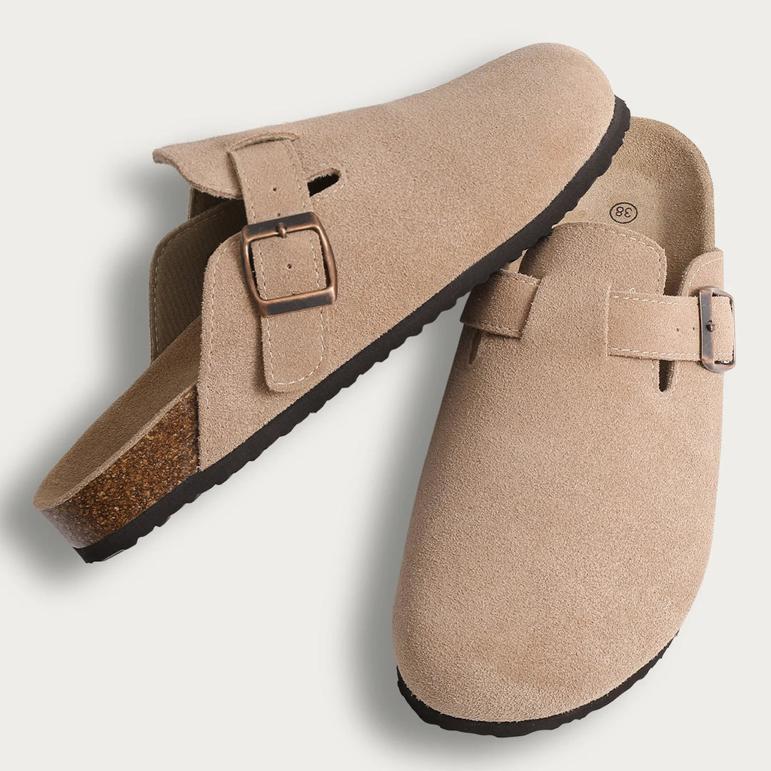 XIMENA - Cork Slip-On Sandals