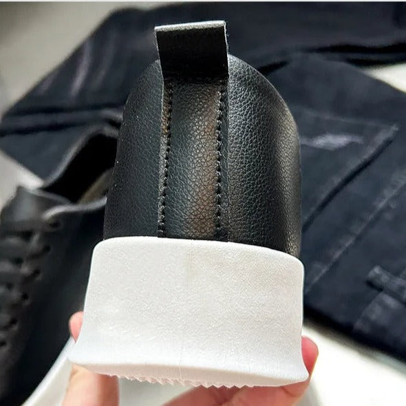 SANDR - Men's Vegan Leather Low-Top Sneakers