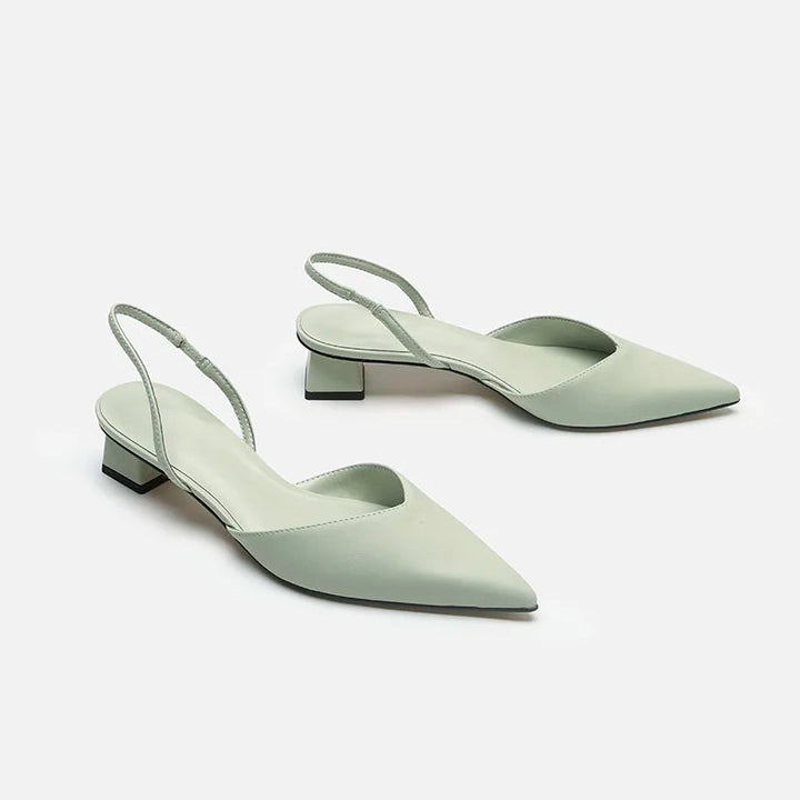 MIRELLE – Women's Minimalist Slingback Block Heel Sandals