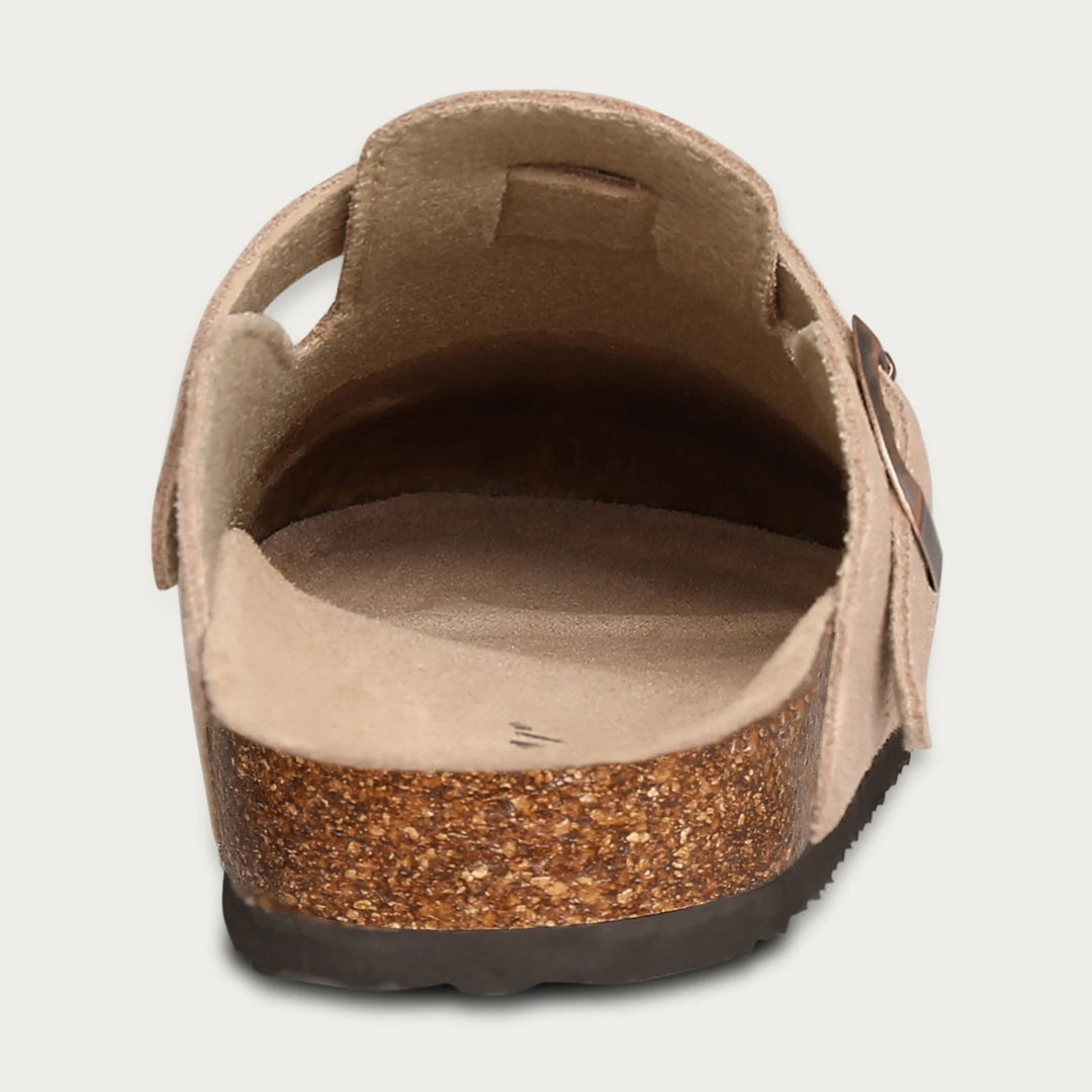 XIMENA - Cork Slip-On Sandals