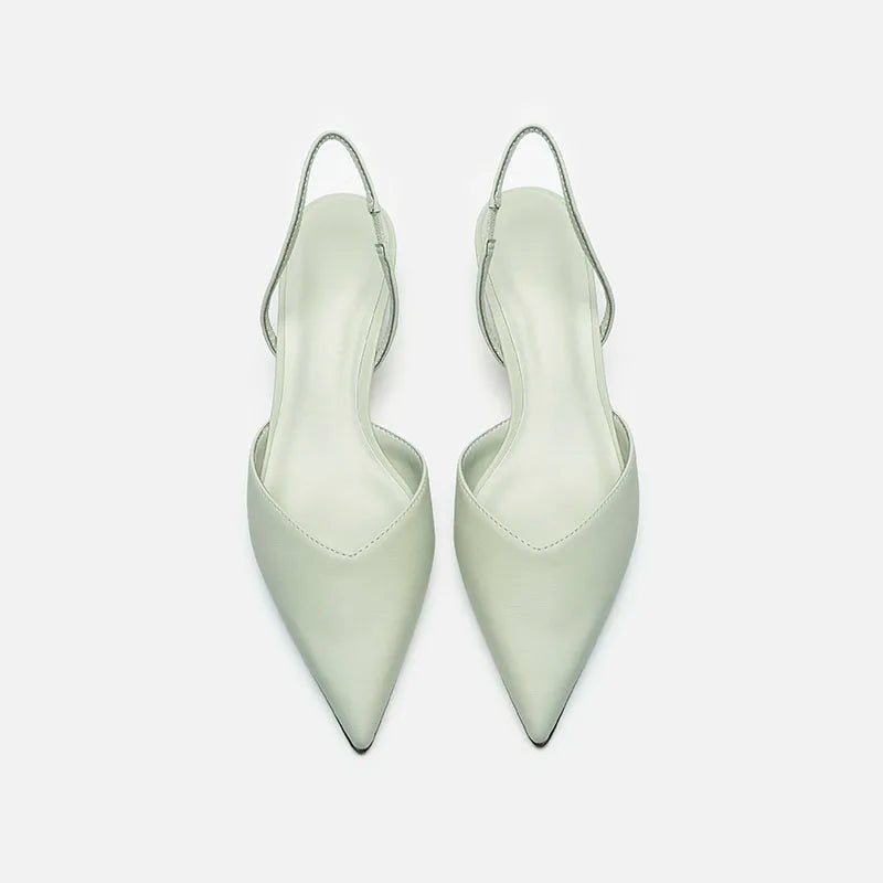 MIRELLE – Women's Minimalist Slingback Block Heel Sandals