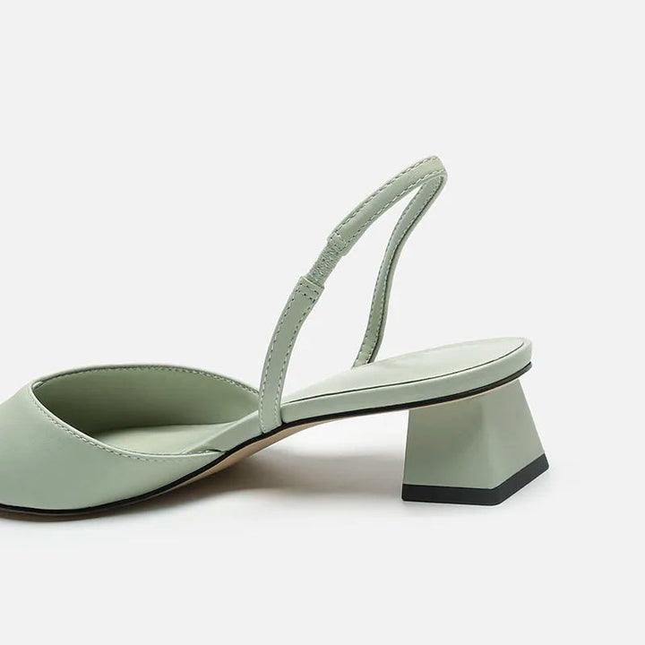 MIRELLE – Women's Minimalist Slingback Block Heel Sandals