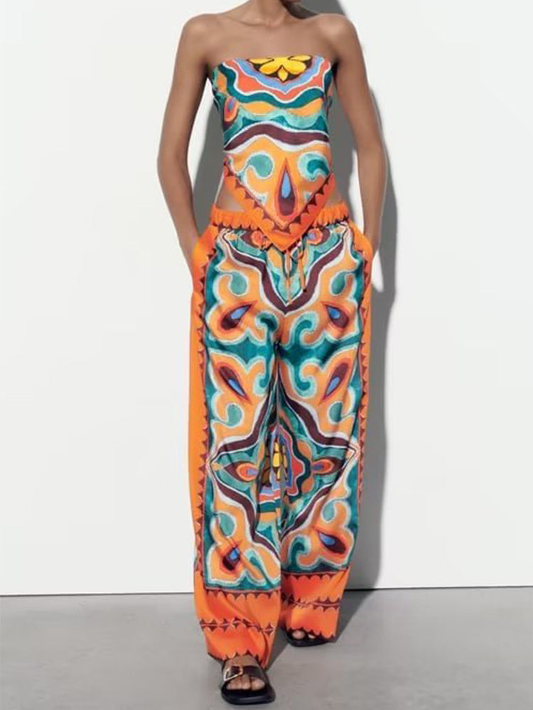 ZAYA – Women's Tulum-Inspired Two-Piece Summer Set