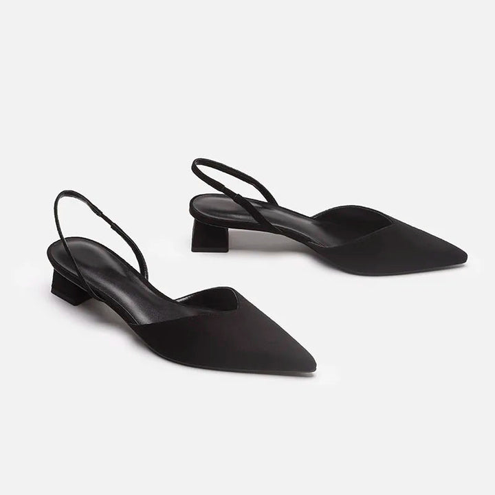 MIRELLE – Women's Minimalist Slingback Block Heel Sandals