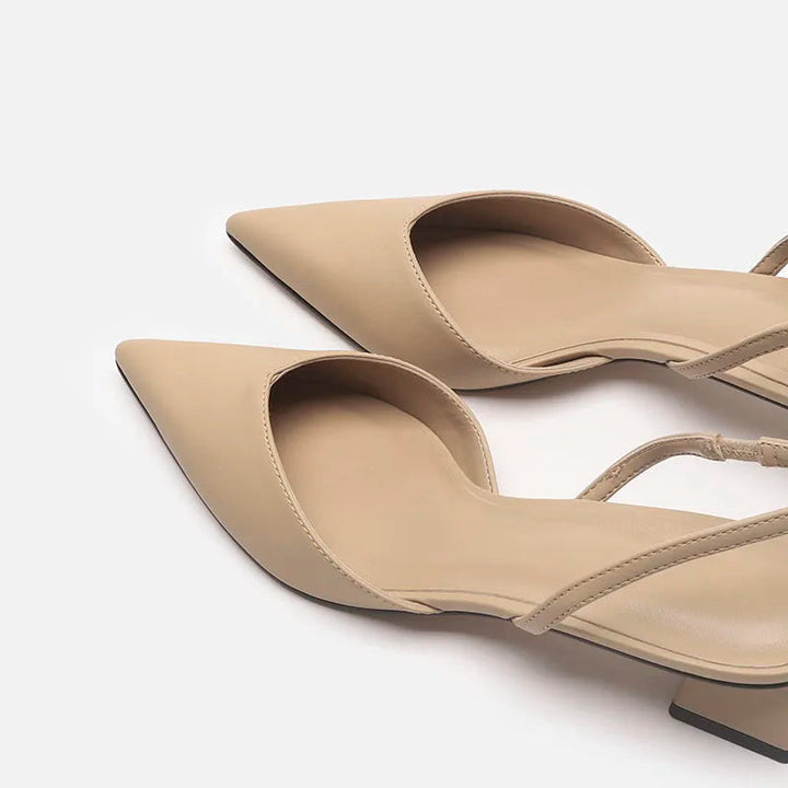 MIRELLE – Women's Minimalist Slingback Block Heel Sandals