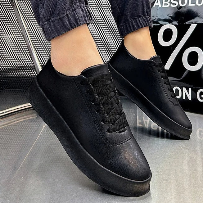 SANDR - Men's Vegan Leather Low-Top Sneakers