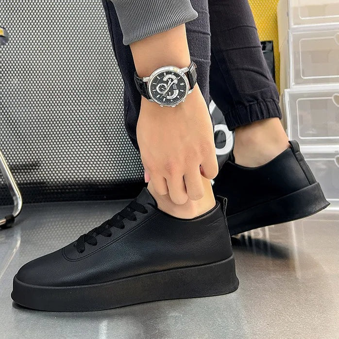 SANDR - Men's Vegan Leather Low-Top Sneakers