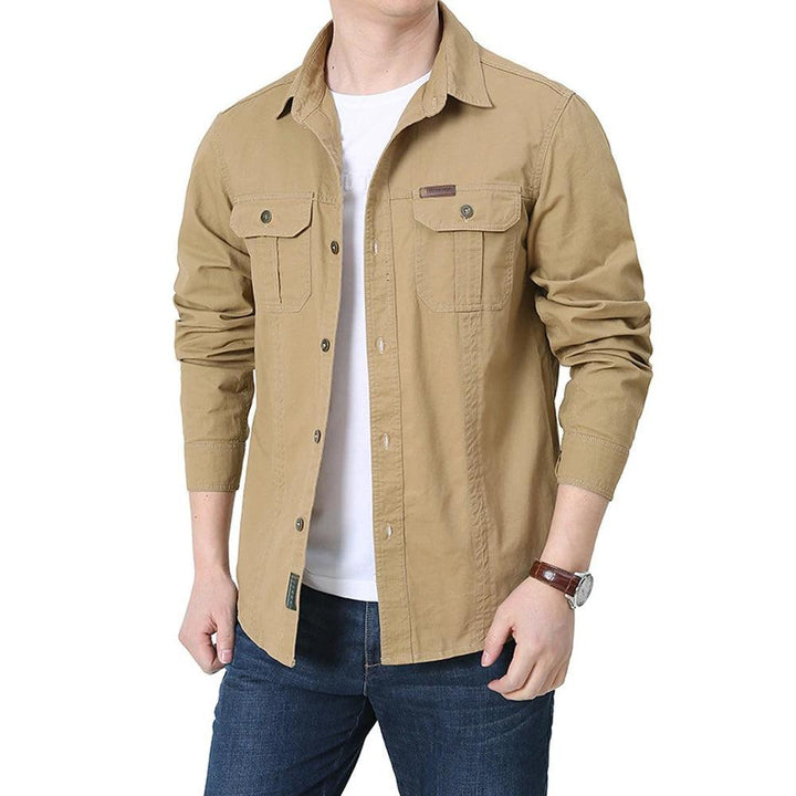 NJORD – Casual Long-Sleeve Cotton Shirt for Men